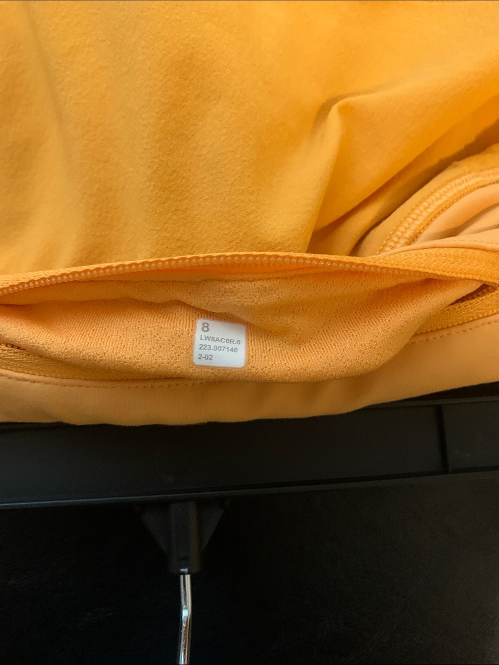 lululemon athletica Pace Rival Skort, Sz 8
Mango Dream, Good Condition - Picture 6 of 6